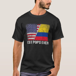 Camiseta La bandera de los Estados Unidos colombianos en el
