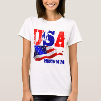 Camiseta La bandera de los Estados Unidos de América