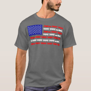 Camiseta La bandera de los Estados Unidos ho scale entrena 