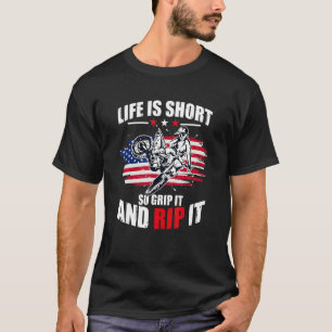 Camiseta La bandera de los Estados Unidos MX Motocross Live