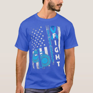 Camiseta La bandera de los Estados Unidos para la prevenció