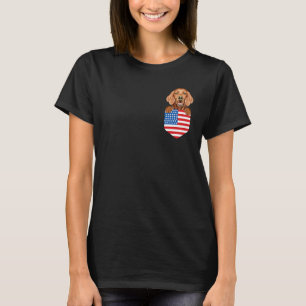 Camiseta La bandera de los Estados Unidos: Perro de los ase