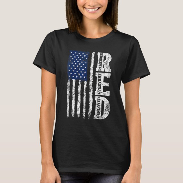 Camiseta La bandera de los Estados Unidos retro recuerda a  (Anverso)