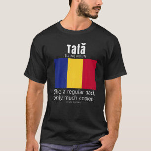 Camiseta La bandera de los Estados Unidos rumanos hace a lo
