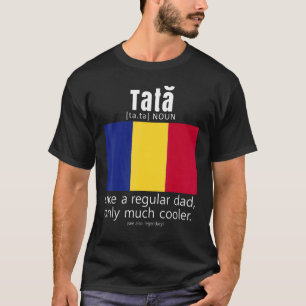 Camiseta La bandera de los Estados Unidos rumanos hace a lo