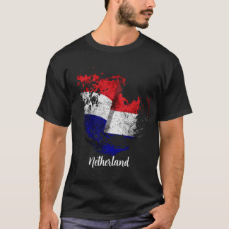 Camiseta la bandera de los Países Bajos