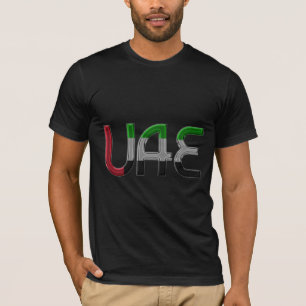 Camiseta La bandera de los UAE United Arab Emirates colorea