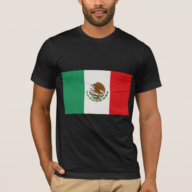 Camiseta La bandera de México (Anverso)