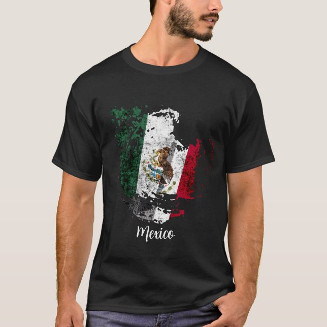 Camiseta la bandera de México (Anverso)