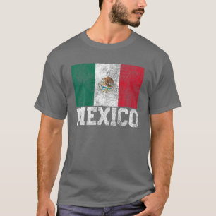 Camiseta La bandera de México mexicana, el orgullo, remonta