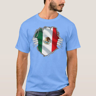 Camiseta La bandera de México, orgullosa de ser patrimonio