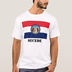 Camiseta La bandera de Missouri, SECEDE
