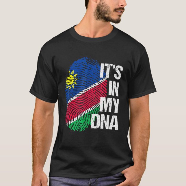 Camiseta La bandera de Namibia enana el origen del orgullo  (Anverso)
