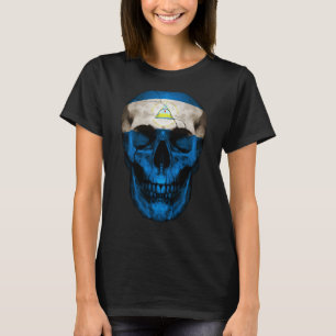Camiseta La bandera de Nicaragua se desmorona por raíces ni