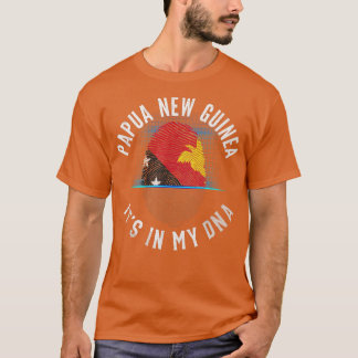 Camiseta La bandera de Papúa Nueva Guinea vieja está en mi 