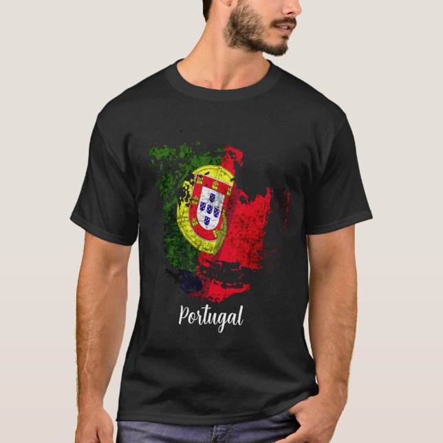 Camiseta la bandera de Portugal (Anverso)