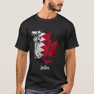 Camiseta la bandera de Qatar