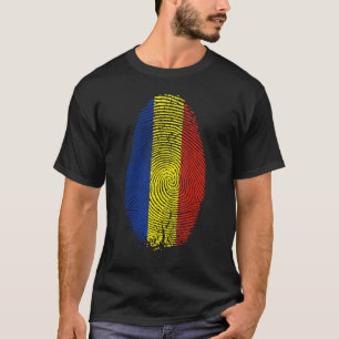 Camiseta La Bandera De Rumania Está En Mi Adn Para Los Roma