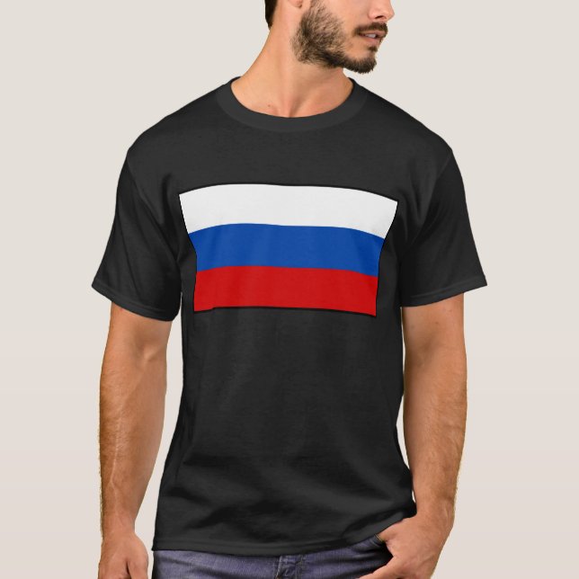 Camiseta La bandera de Rusia (Anverso)