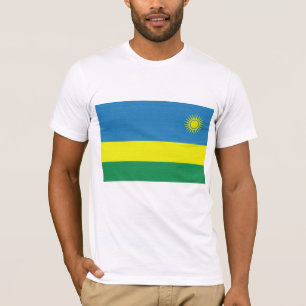 Camiseta La bandera de Rwanda