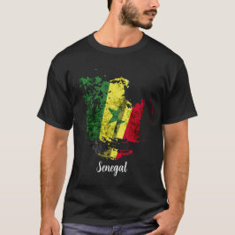 Camiseta la bandera de Senegal