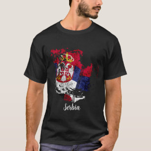 Camiseta la bandera de Serbia