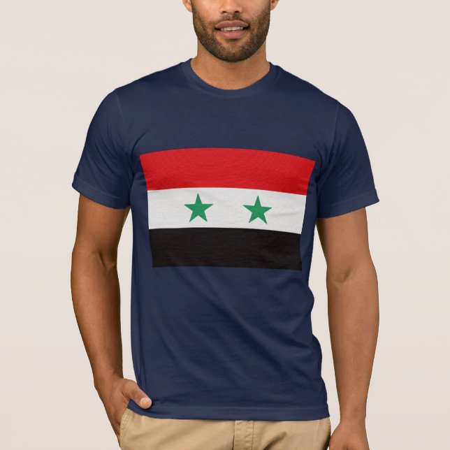 Camiseta La bandera de Siria (Anverso)