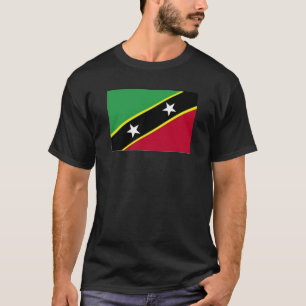 Camiseta La bandera de St San Cristobal y Nevis