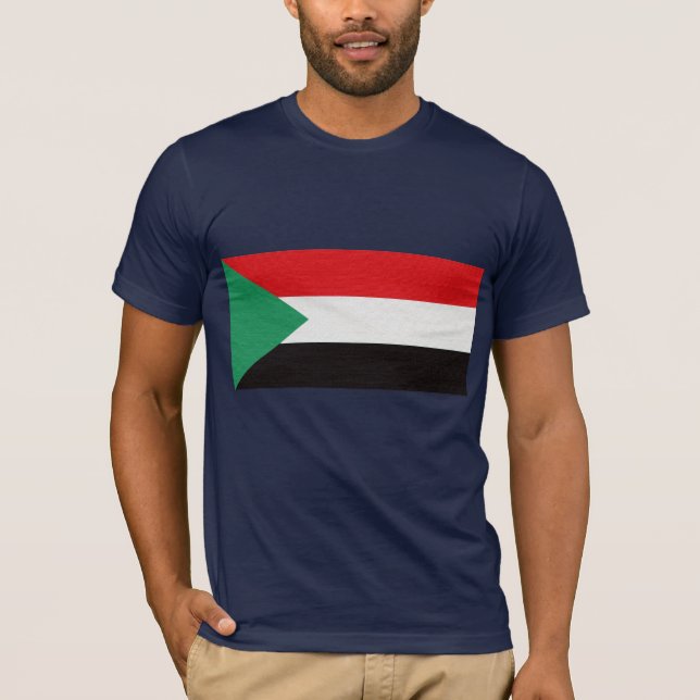 Camiseta La bandera de Sudán (Anverso)