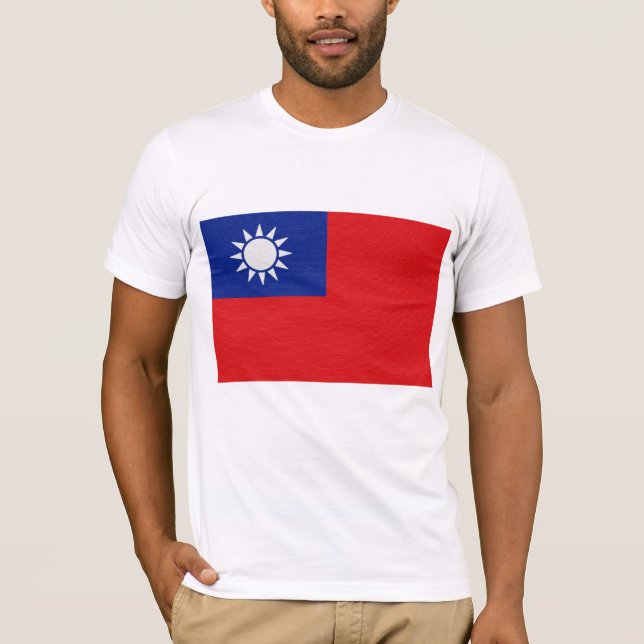 Camiseta La bandera de Taiwán (Anverso)