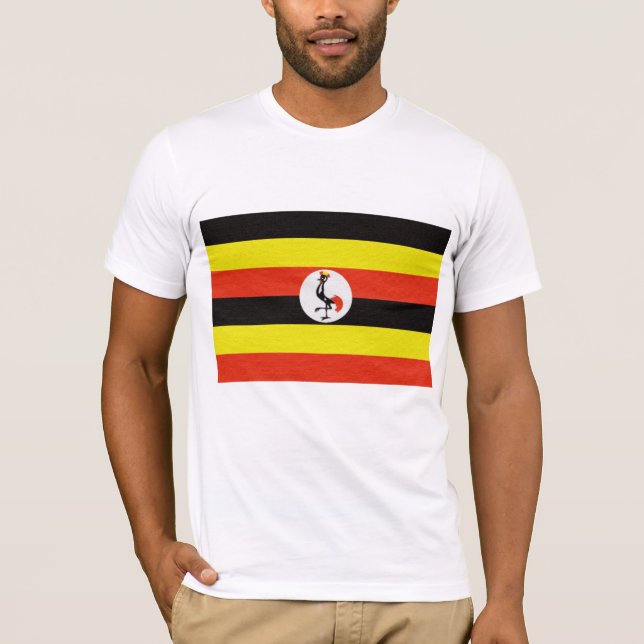 Camiseta La bandera de Uganda (Anverso)