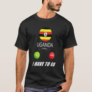 Camiseta La bandera de Uganda es un recuerdo que Uganda lla