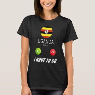 Camiseta La bandera de Uganda es un recuerdo que Uganda lla