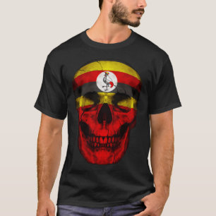 Camiseta La bandera de Uganda se desmorona ugandesa y su pa