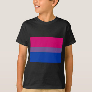 Camiseta La bandera del BI vuela para el orgullo bisexual