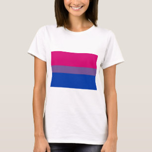 Camiseta La bandera del BI vuela para el orgullo bisexual