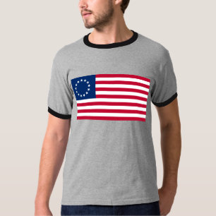 Camiseta La bandera del círculo americano por Betsy Ross