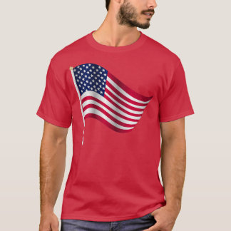 Camiseta La bandera del Día de la Conmemoración de los Cibe