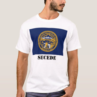 Camiseta la bandera del estado de Nebraska, SECEDE