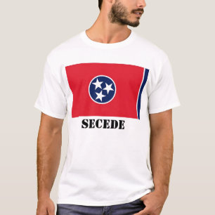 Camiseta La bandera del estado de Tennessee, SECEDE