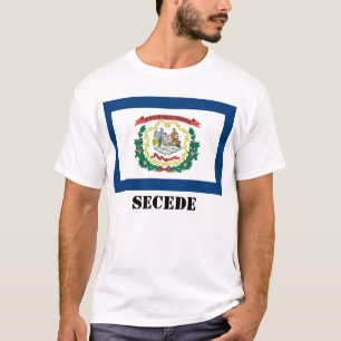 Camiseta La bandera del estado de Virginia Occidental,