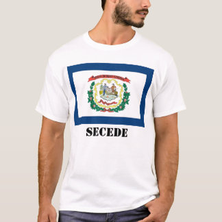Camiseta La bandera del estado de Virginia Occidental,