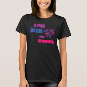 Camiseta La Bandera Del Orgullo Bisexual Me Gusta A Mis Hom