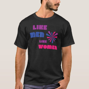 Camiseta La Bandera Del Orgullo Bisexual Me Gusta A Mis Hom