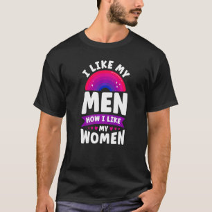 Camiseta La Bandera Del Orgullo Bisexual Me Gusta A Mis Hom