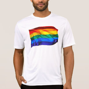 Camiseta La bandera del orgullo gay de SlipperyJoe's ondean