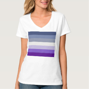 Camiseta La bandera del orgullo lésbico carnicero de Slippe