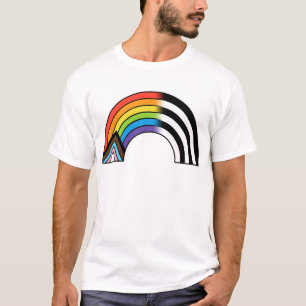 Camiseta La bandera del progreso de la bandera del aliado L