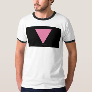 Camiseta La bandera del triángulo rosa de SlipperyJoe's sím