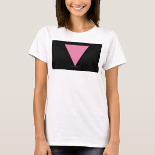 Camiseta La bandera del triángulo rosa de SlipperyJoe's sím